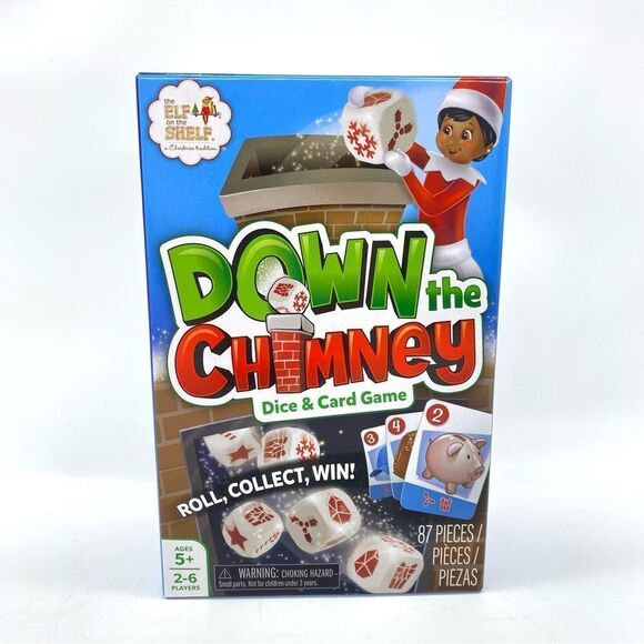 Elf On The Shelf Down The Chimney Dice & Card Game - Picture 6 of 6